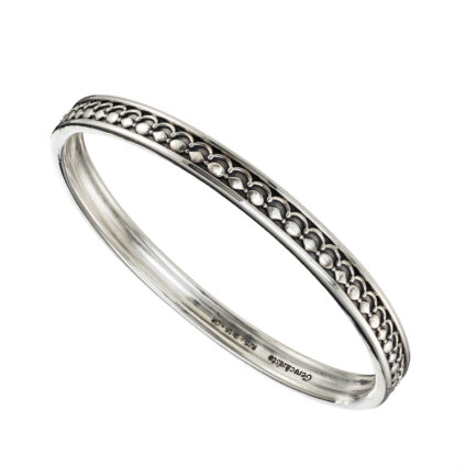 Bangle Byzantine Bracelet in Sterling Silver 6497 a