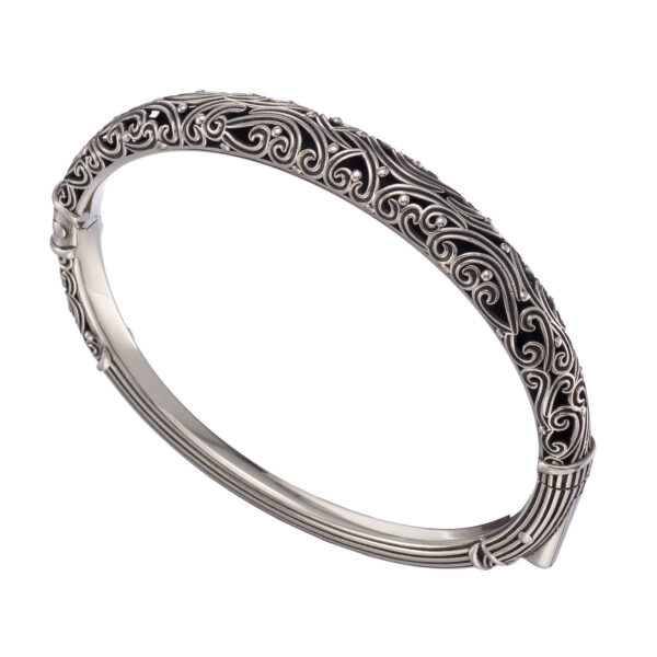 Oval Bracelet in Sterling Silver 6605 a