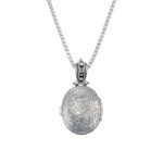 Oval Locket Large Pendant 3417 back