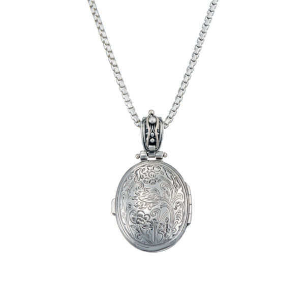 Oval Locket Large Pendant 3417 back