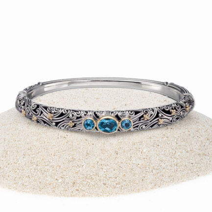 Triple Stones Oval Bracelet 6604