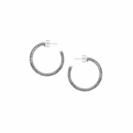 Medium Hoop Earrings 2.5cm Sterling Silver 925