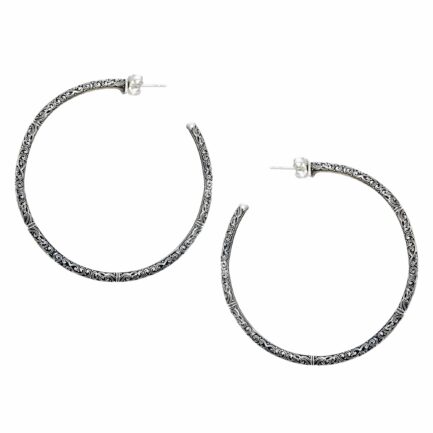 XLarge Hoop Earrings 5.5cm Sterling Silver 925