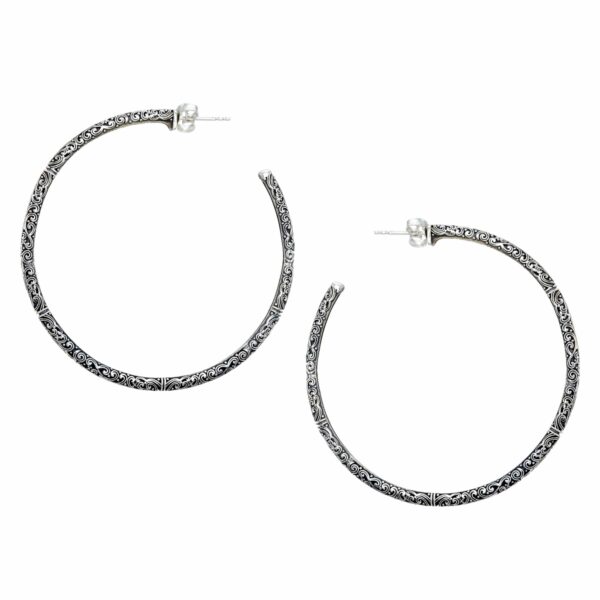 XLarge Hoop Earrings 5.5cm Sterling Silver 925