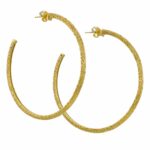 XLarge Hoop Earrings in gold plated silver