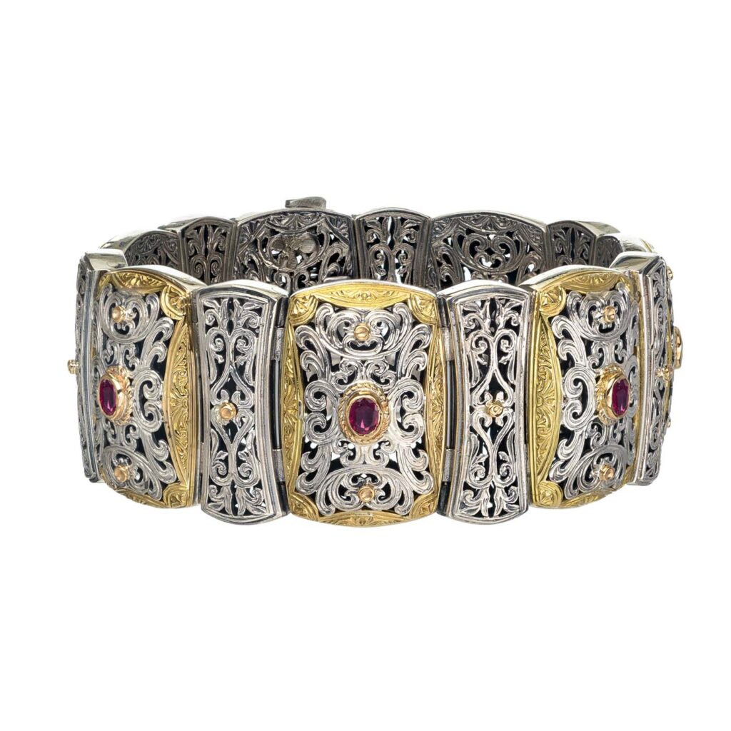 Byzantine-Bracelet-in-18K-Gold-and-Sterling-Silver-6062