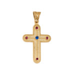 14K Gold Cross Pendant Faith Jewelry