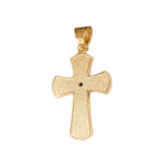 Orthodox Cross Pendant in 14k Yellow Solid Gold