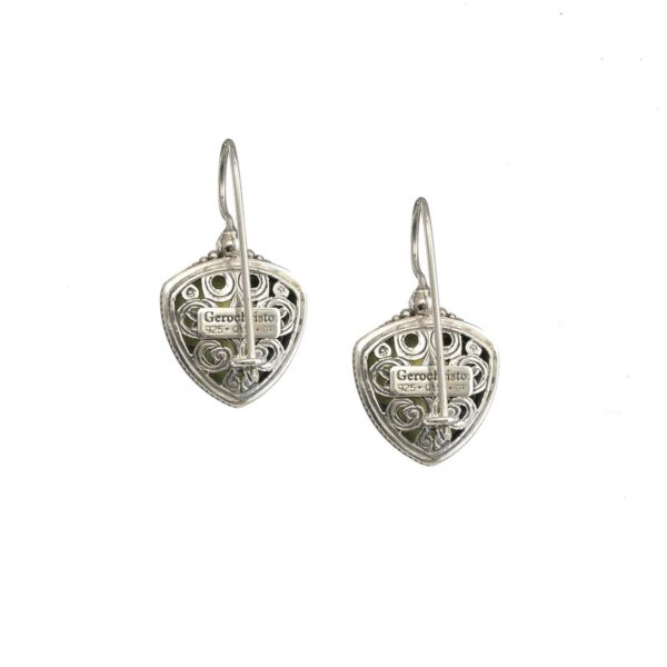 1618-back-triangle-earrings-with-doublet-stones-in-silver