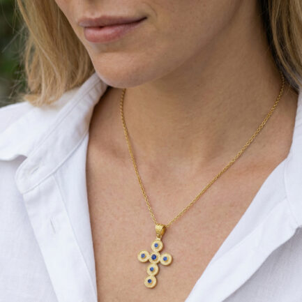 Cross Pendant in 14k Gold C153188-A