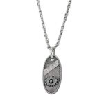 Evil Eye Talisman Pendant in Sterling Silver 925