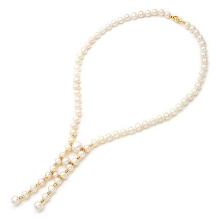 Fresh Water Pearl necklace 6.0-6.5mm K14