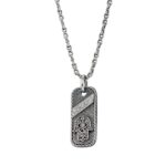 Hamsa Talisman Pendant in Sterling Silver 925