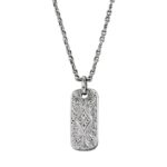 Hamsa Talisman Pendant in Sterling Silver 925