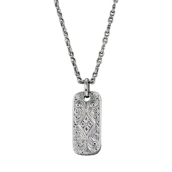 Poseidon’s Trident Talisman Pendant in Sterling Silver 925