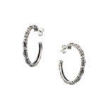 Medium Hoop Earrings in Silver