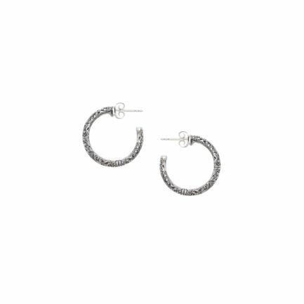 Small Hoop Earrings in Silver