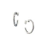 Small Hoop Earrings in Silver