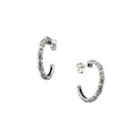 Small Hoop Earrings in Silver