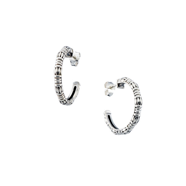 Small Hoop Earrings in Silver