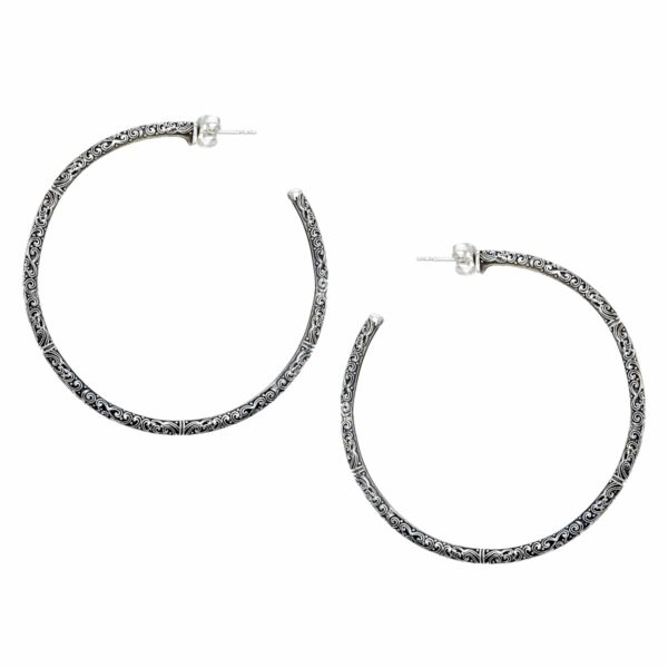 XLarge Hoop Earrings in Silver