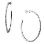 XLarge Hoop Earrings in Silver