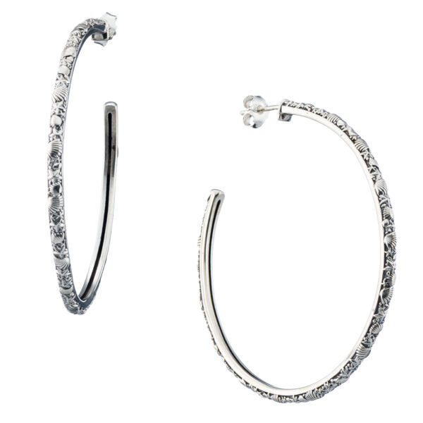 XLarge Hoop Earrings in Silver