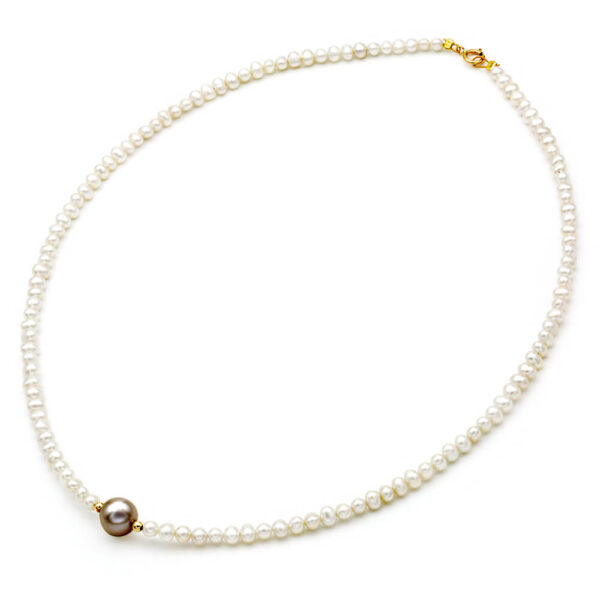 Pearl Necklace 4.0–9.0mm in 14K Gold
